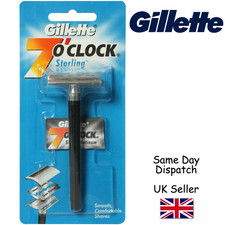 Gillette Double Edge Safety Traditional Shave Razor Double Edge Handle