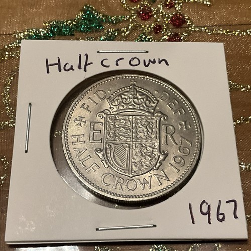 1967 elizabeth half crown - 1967,