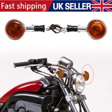 2X Turn Signal Indicator Blinker Amber Light For Yamaha XVS400, XVS650, XVS1100