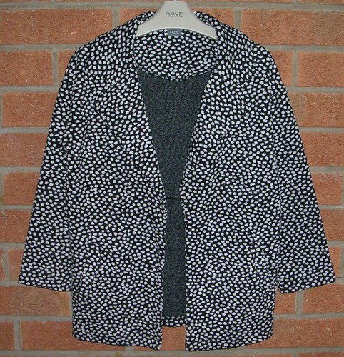 Next girls black cream spot - cream,