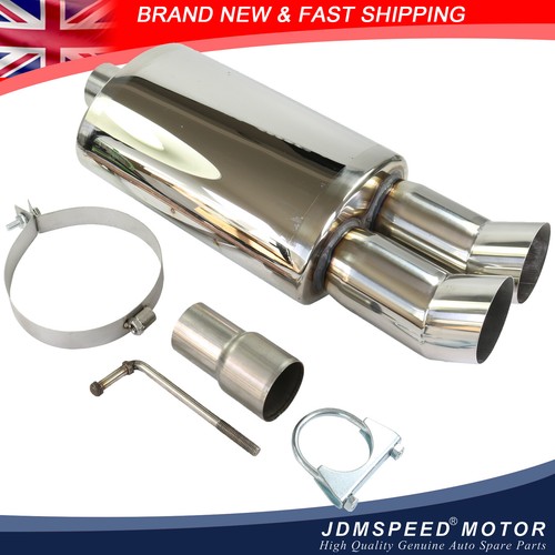 Twin stainless steel exhaust - twin,