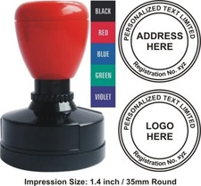 Round Custom Name Business