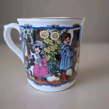 Royal Worcester Mug Vintage Birthday 1990 Friday's Child Porcelain Gift Farm