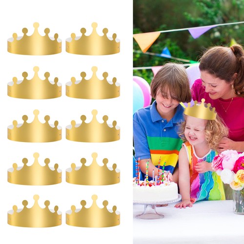 40x paper crown hats - paper,