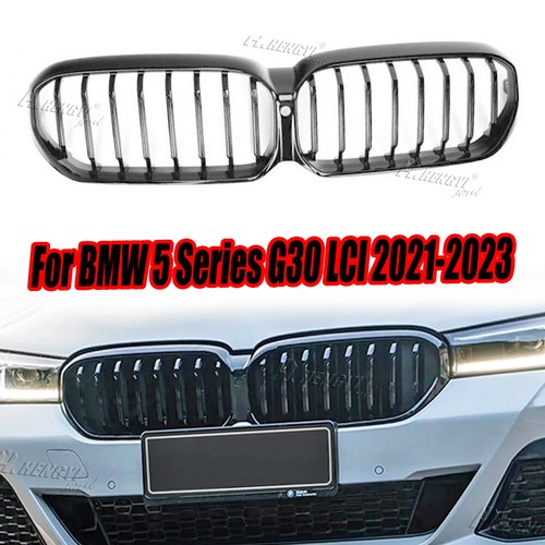 Gloss black front kidney - black,
