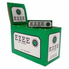 FULL BOX EZEE GREEN STANDARD x100 - Rolling Cigarette Papers Size Cut Corner