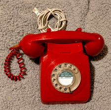 GPO 746 RED  TELEPHONE with BT