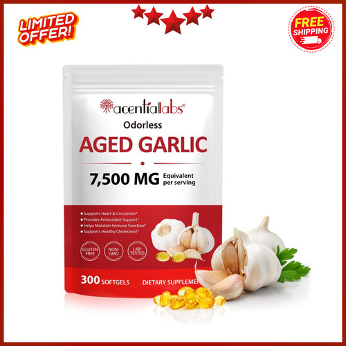 Odorless garlic 7500mg per - odorless,