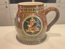 Official 1995 A & EAGLE collectors Budweiser stein mug