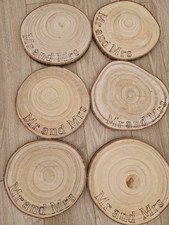 6 'Mr and Mrs' Log Slice