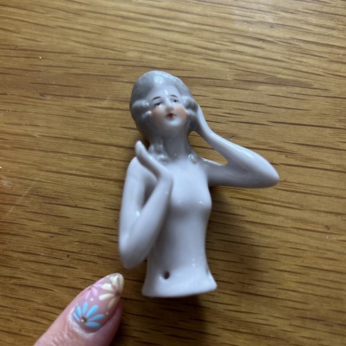 Antique porcelain half - antique,
