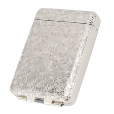 Silver Retro Cigarette Case