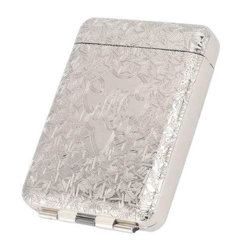 Silver retro cigarette case - retro,