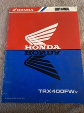 Honda TRX400FWv Shop Manual 1996