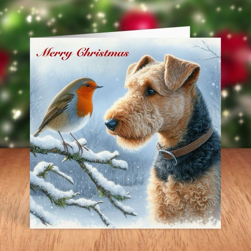 Airedale terrier dog - terrier,