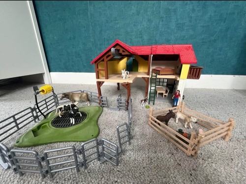 Schleich large farmhouse with - schleich,