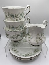 Paragon Debutante Tea Set Vintage Floral Bone China Cup Saucer Creamer Chintz