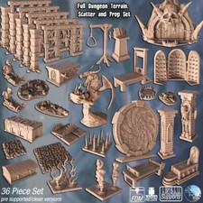Dungeon Terrain Set – 3D