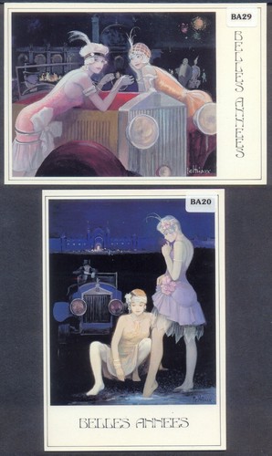 Two modern glamour art - two,