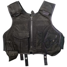 Meggitt Stab Proof Overt Bulletproof Vest Security Black Ballistic Body Armour 