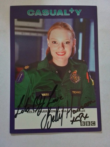 Casualty autographed photocard - casualty,