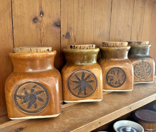 Set vintage lamorna pottery - 4,