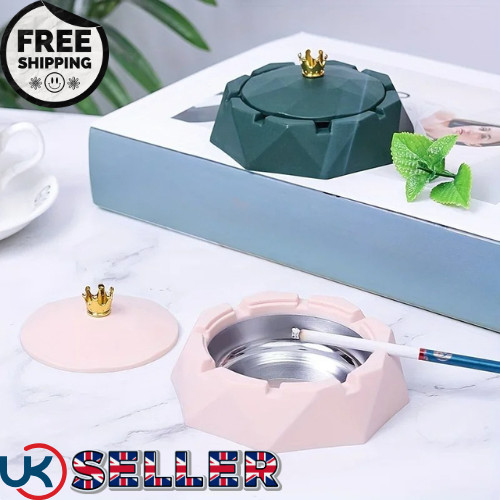 Stainless steel ashtray - steel,