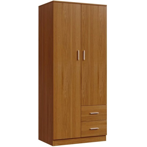 Brown door drawer - brown, wardrobe
