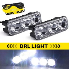 2x 3.5inch Universal White Car