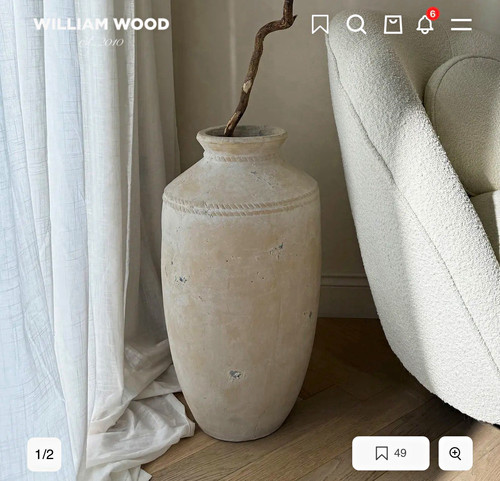 Wood large rustic decorative - w,