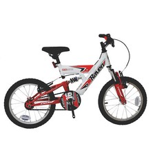 Used Dallingridge Raven Boys Mountain Bike MTB 16" Wheel White Red