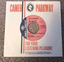 NORTHERN SOUL YVONNE BAKER YOU DIDN'T SAY A WORD VICKI BAINES  COUNTRY 7" SINGLE