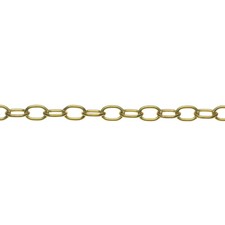 Brazed Oval Link Chain -