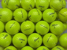 12 TITLEIST PRO V1 YELLOW GOLF LAKE BALLS "PEARL / A" GRADE  £££ FREE P & P £££