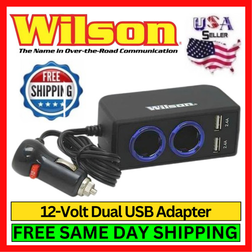 Wilson 12v dual usb - dual,