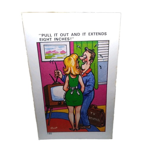 Retro saucy seaside postcard - seaside,