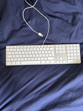Apple Magic Wired Keyboard British English White Model A1243 Parts Only