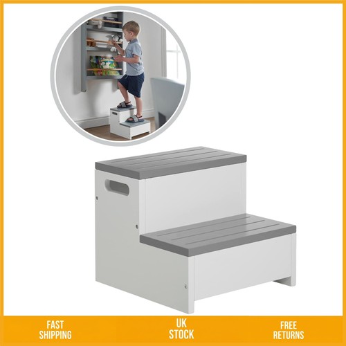 Sturdy wooden double step - double,