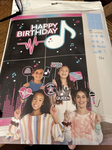 Happy birthday backdrop scene - happy,