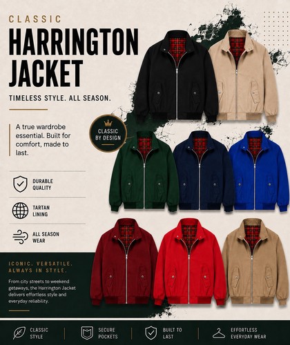 Harrington jacket colours - harrington,