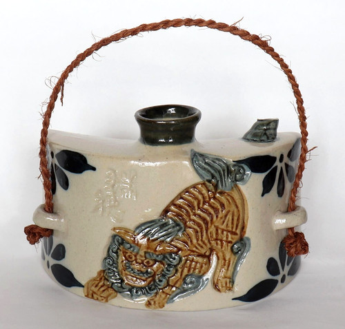 Japanese vintage pottery sake - japanese,