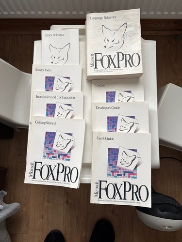 Vintage 1993 microsoft foxpro - vintage,