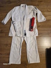 Karate Judo Martial Arts Suit Plus Two Belts, Size 150cm