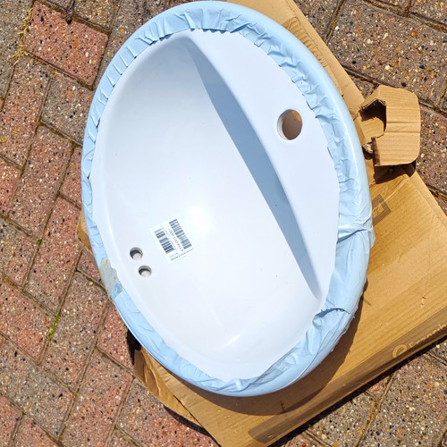 Vitra white oval ceramic - vitra,
