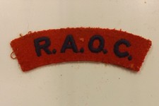 MILITARY CLOTH BADGE RAOC