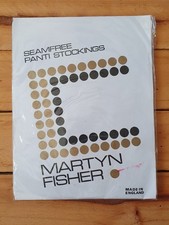 Vintage Martyn Fisher Seamfree Panti Stockings Nylon Tights - M Beige