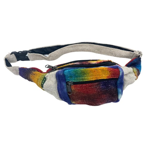 Tiedye hemp bum bag - tiedye,