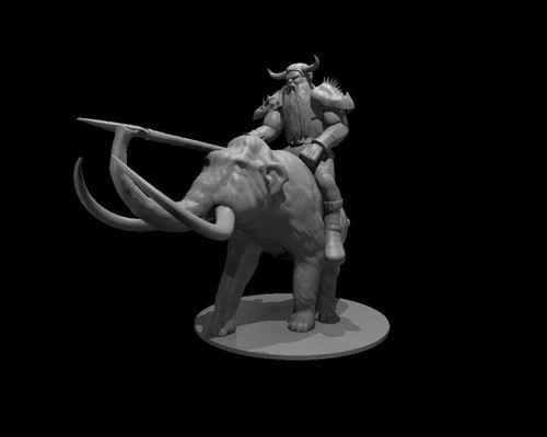 Frost giant and mammoth - mammoth, mount