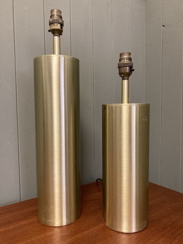 Pair swedish style brass - pair, of