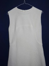 60s vintage white dress mod